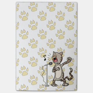 Funny Singing Cat Post-it-Note Pad Post-it Notes
