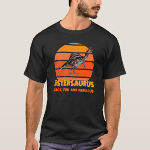 Funny Sistersaurus Dino Sister Humour Design T-Shirt