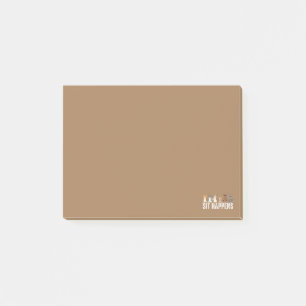Funny Sit Happens Cool Sitting Dogs Post-it Notes