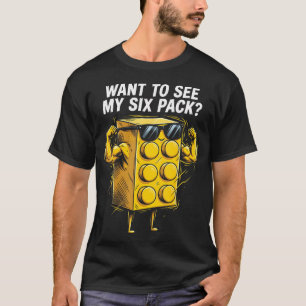 Funny Six Pack Food Joke Humour Fitness T-Shirt