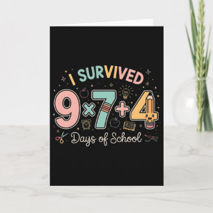 Funny Six Seven 67 Days Of School Meme Math Teache Card
