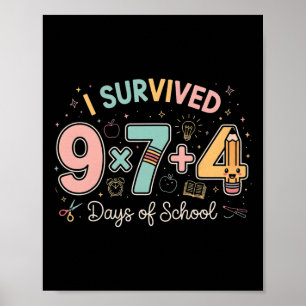 Funny Six Seven 67 Days Of School Meme Math Teache Poster