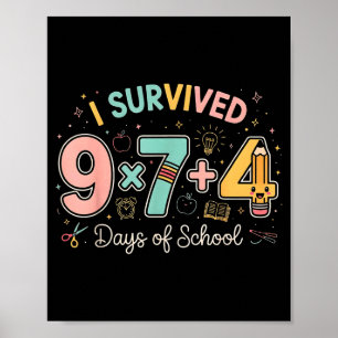 Funny Six Seven 67 Days Of School Meme Math Teache Poster