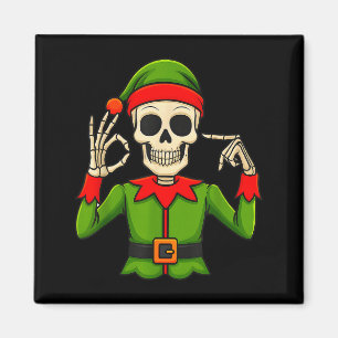 Funny Six Seven 67 Meme 6 7 Christmas Elf Hand Boy Magnet