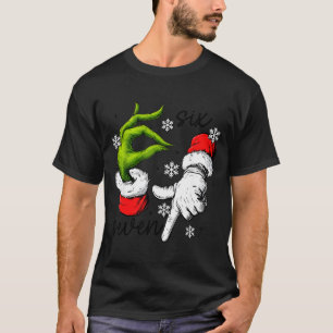 Funny Six Seven 67 Meme 6 7 Christmas Elf Hand Boy T-Shirt