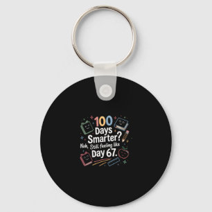 Funny Six Seven 67 Meme For 100th Day Of School Ki Key Ring