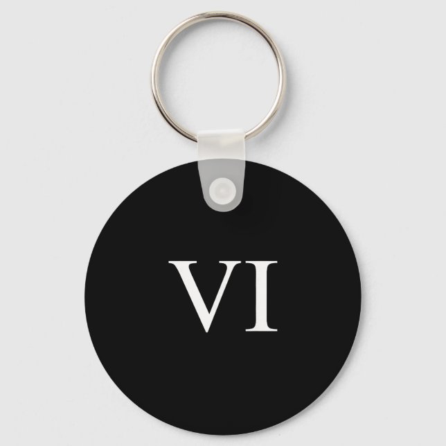 Funny Six Seven 67 Meme Matching Couple Halloween  Key Ring (Front)