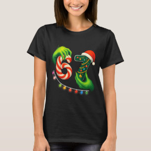 Funny Six Seven 67 Meme Santa Christmas Brainrot P T-Shirt