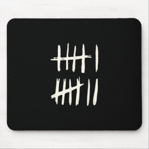 Funny Six Seven 67 Meme Tally Marks 6 7 Numbers Mouse Pad