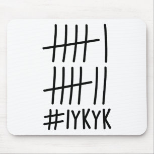 Funny Six Seven 67 Meme Tally Marks If You Know Yo Mouse Pad