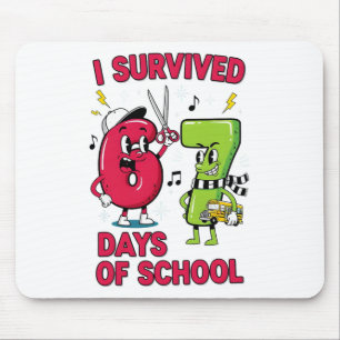 Funny Six Seven 67 School Meme Numbers Teacher Stu Mouse Pad