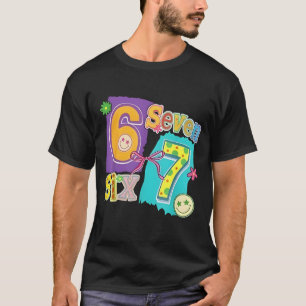 Funny Six Seven 6 7 Meme 67 Design for Women Girls T-Shirt