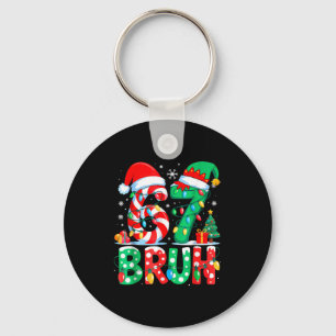 Funny Six Seven 6 7 Meme Christmas Family Xmas San Key Ring