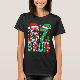 Funny Six Seven 6 7 Meme Christmas Family Xmas San T-Shirt