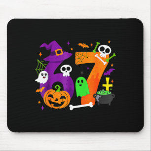 Funny Six Seven 6 7 Meme Design Couples Halloween  Mouse Pad