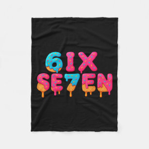 Funny Six Seven 6 7 Meme Design Fleece Blanket