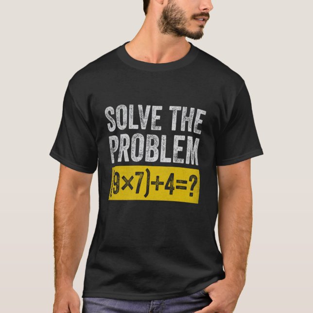 Funny Six Seven 6 7 Meme Elementary Math Teacher T-Shirt (Front)