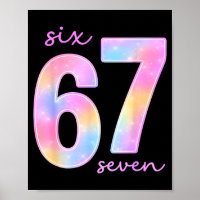 Funny Six Seven 6 7 Meme Gen Alpha Slang 67 Kids G