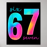 Funny Six Seven 6 7 Meme Gen Alpha Slang 67 Kids
