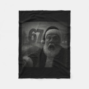 Funny Six Seven 6 7 Meme Gen Z Alpha Slang Santa S Fleece Blanket
