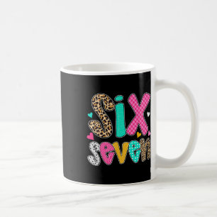 Funny Six Seven 6 7 Meme Teacher Design For Men Wo Coffee Mug