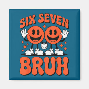 Funny Six Seven 6 7 Meme Valentine Hearts Valentin Magnet