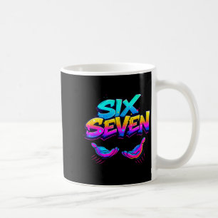 Funny Six Seven Design Graphic 67 6 7 Meme Hands G Coffee Mug