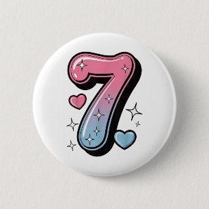 Funny Six Seven I’m The 7 Matching Group Halloween 6 Cm Round Badge