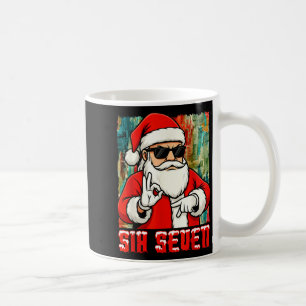 Funny Six Seven Meme Christmas Cool Santa Saying 6 Coffee Mug