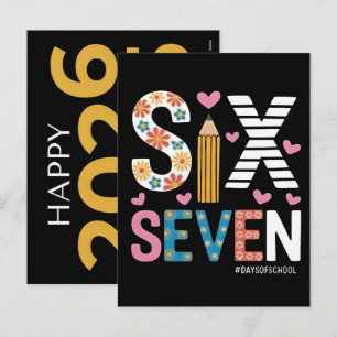 Funny Six Seven Meme: Teacher Explains 6-7 Holiday Postcard