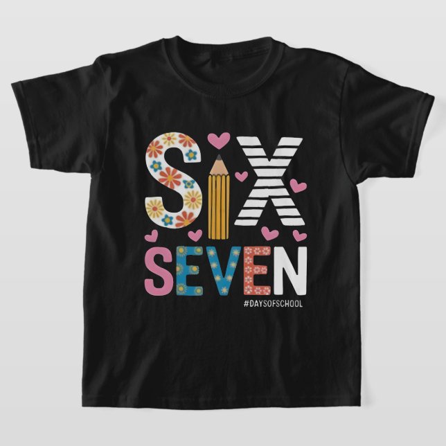 Funny Six Seven Meme: Teacher Explains 6-7 T-Shirt (Laydown)