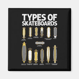 Funny Skateboard Art For Teens Boys Girls Skateboa Magnet