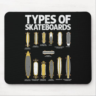 Funny Skateboard Art For Teens Boys Girls Skateboa Mouse Pad