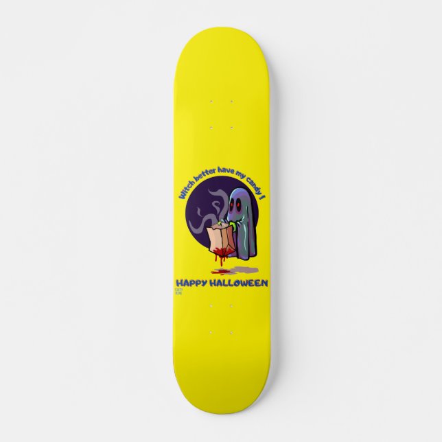 funny skateboard "HAPPY HALLOWEEN 2" (Front)
