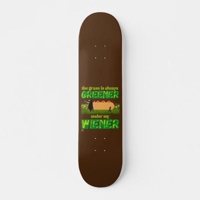 funny skateboard "MY WIENER" (Front)