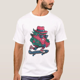 funny skateboarder berry cool T-Shirt