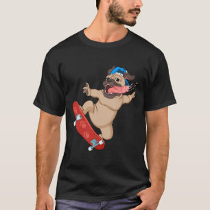 Funny Skateboarding Art For Boys Men Skate Skatebo T-Shirt