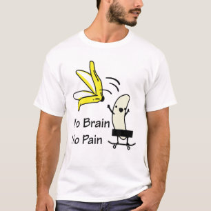 Funny Skateboarding Censored Banana Vegan Skater M T-Shirt