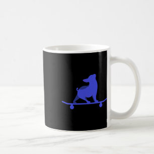 Funny Skateboarding Dog French Bulldog Lover Men W Coffee Mug