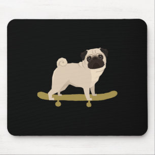 Funny Skateboarding Dog Puppy Co. Men Women Kids  Mouse Pad