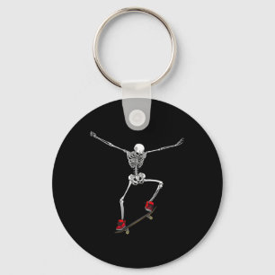 Funny Skateboarding For Men Women Skateboard Skate Key Ring