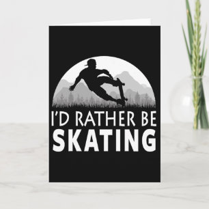 Funny Skating Card