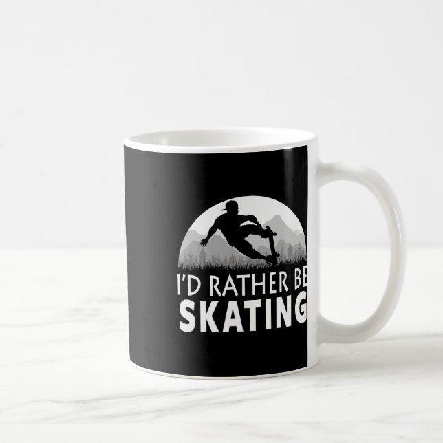 Funny Skating  Coffee Mug (Right)