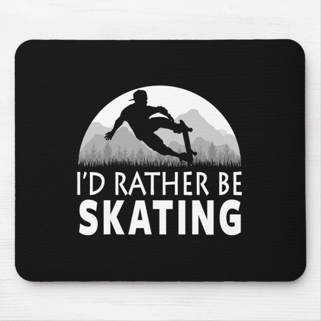 Funny Skating  Mouse Pad (Front)