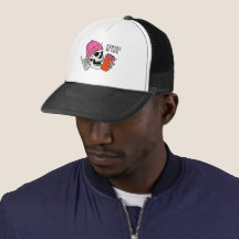  Funny Skeleton Cap":Coffee & Bones