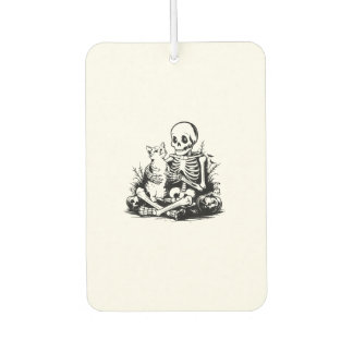 Funny Skeleton Cat Skull Kitty Cute Cat Goth Hallo Car Air Freshener