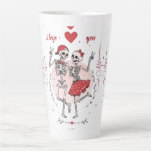 Funny Skeleton Couple in Love