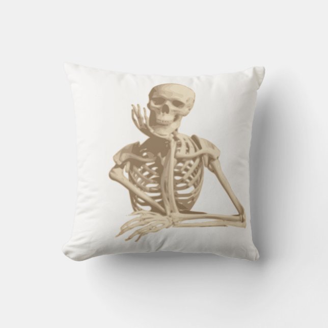 Funny Skeleton Cushion (Front)
