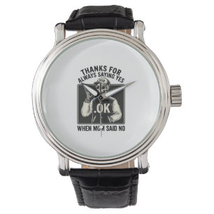 Funny Skeleton Dad Saying Yes Vintage T-Shirt Desi Watch