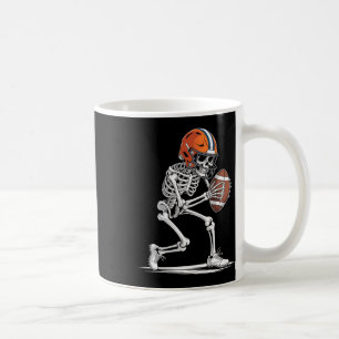 Funny Skeleton Football Halloween Costume Boys Kid Coffee Mug